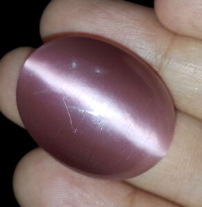 Loose Gemstone 46.02 Ct Cat's Eye Lab-Created Indian Translucent Oval Shape eBay