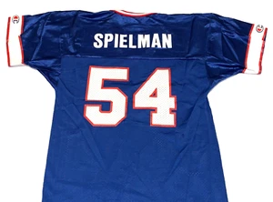 Rare Chris Spielman Buffalo Bills Champion NFL Football Jersey New Youth L 14 16 - Picture 1 of 2