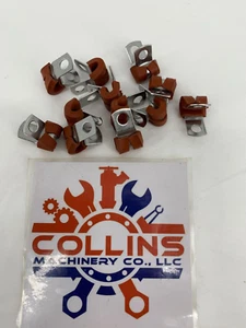 UMPCO S361SS2HB 1/2" Stainless Steel Cushion Loop Clamp (12-Pack) Red & Silver - Picture 1 of 4