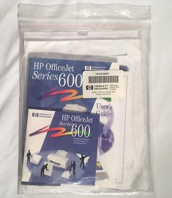 Hewlett Packard HP OfficeJet Series 600 Driver Software CD & Manuals Windows 3.1 - Image 1 of 4