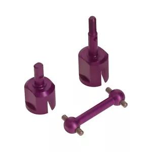 Replacement for TAMIYA TT01 TT02 Alu Axle Shaft Adapter Set for One Axle Purple - Picture 1 of 2