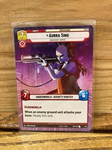 Aurra Sing: Crackshot Sniper(Hyperspace) Star Wars Unlimited TWI Uncommon - Picture 1 of 1