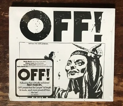OFF! Keith Morris (Black Flag) Steven McDonald (Redd Kross) RAYMOND PETTIBON Art Foto 1 de 3