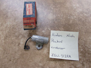 NORS Packard Hudson Nash 6 Volt Condenser Autolite IGW-3128A