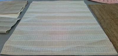 BEIGE 8'-0" x 10'-0" Back Stain Rug, Reduced Price 1172787300 MRB124B-8 - Image 1 of 4