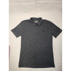 Hurley Pullover grau Ton Poloshirt Gr. Small Kurzarm 3 Knöpfe Herren Shirt - Bild 1 von 16