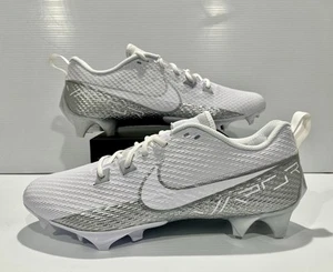 Nike Vapor Edge Speed 360 2 Football Cleat White Silver DA5455-102 Men Size 8.5 - Picture 1 of 5