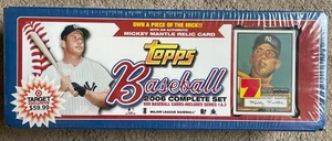 2006 Topps Baseball Complete Set Series 1 & 2 Mickey Mantle Relic - Picture 1 of 7