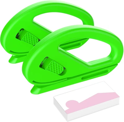 Wrapping Paper Cutter – 2 Pack Sliding Gift Wrap Cutters with 10 Replacement Bla