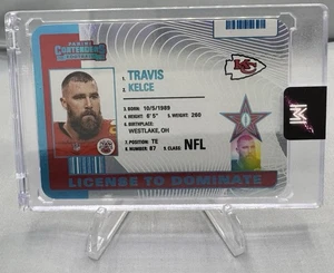 2024 Panini Contenders Football License To Dominate Travis Kelce Case Hit SSP - Picture 1 of 2