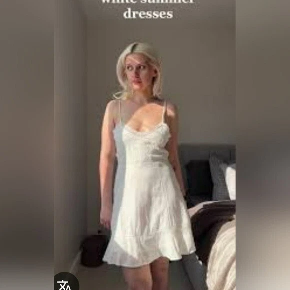 ZARA tiered poplin midi black 0881 dress size M