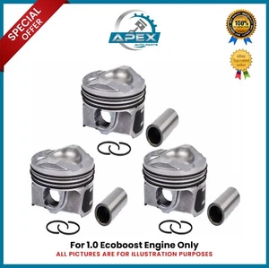 FORD M1DA PISTON SET X3 STD 1.0ECOBOOST PETROL ENGINE 1760299 1832679 8742430700 - Picture 1 of 4