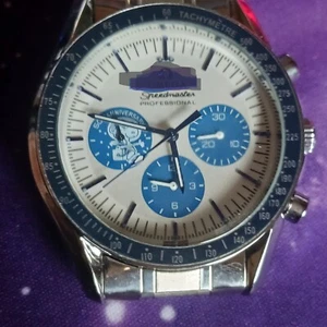 Men's OMGA 42mm "Snoopy" omage, VK63, saphirre, working dials, chrono - Picture 1 of 10