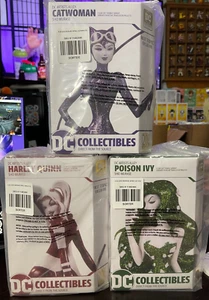 DC Collectibles Sho Murase Harley Quinn Poison Ivy Catwoman Hot Topic Exclusives - Picture 1 of 6