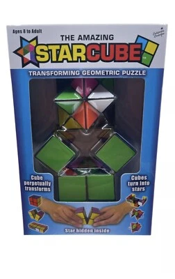 California Creations The Amazing Star Cube 2 rompecabezas geométricos nuevo sellado Foto 1 de 3