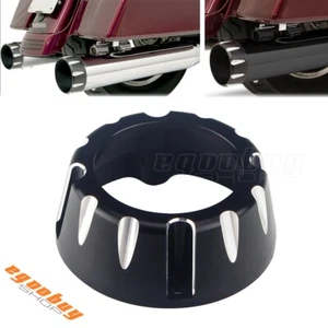 Motorcycle 4'' Exhaust Mufflers Pipe Tips End Caps For Harley Two Brother Racing - Picture 1 of 6