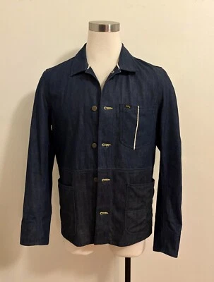 Chaqueta de trabajo Lee 101 con ribete índigo teñida (talla: L) Foto 1 de 4