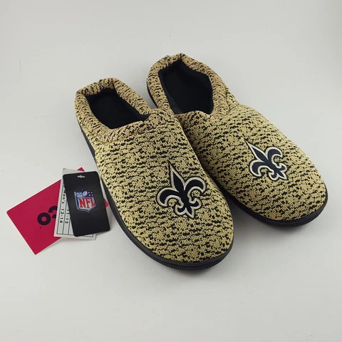 NEW wTags NFL FOCO New Orleans Saints Team Men's Slippers Large Medium ( 9-10 ) Cover
