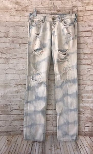 Hollister Damen Jeans Ripped & Destroyed Acid Wash, W25 - Bild 1 von 6