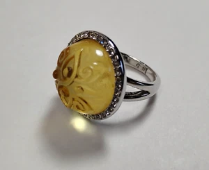 Vintage Lia Sophia Sugar Blossom Dome Damenring Größe 5,75 - Bild 1 von 7