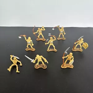 1/32 54 mm 8 Skeleton Warriors Pirates Fighters Painted PF1 - Picture 1 of 10