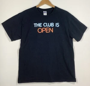 T-shirt vintage anni 90 Guided By Voices GBV The Club is Open taglia L indie rock - Foto 1 di 5