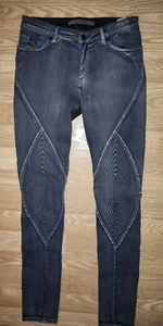 Womens New Superfine Super Swirl Stretch Skinny Jeans 27x33 - Picture 1 of 5