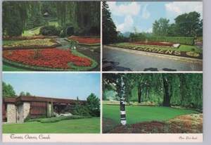 Edwards Gardens, Toronto, Ontario, 1975 Chrome Multiview Postcard, 4 Views, NOS - Bild 1 von 2