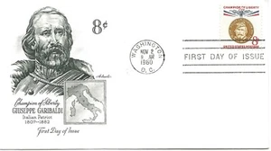US Scott #1169, First Day Cover 11/2/60 Washington Single Garibaldi - Picture 1 of 1