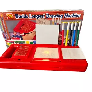 Worlds Longest Drawing Machine Ohio Art Light Box Tracing Markers Set Travel - Picture 1 of 12