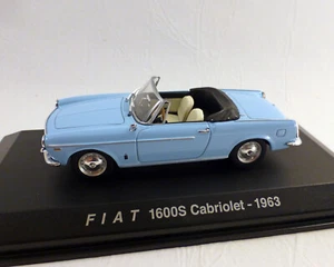 Fiat 1600 S Cabriolet, hellblau, 1:43, NOREV - Bild 1 von 1