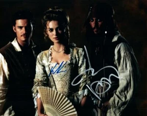 Keira Knightley Johnny Depp autographed signed 8x10 photo picture and COA - Picture 1 of 1