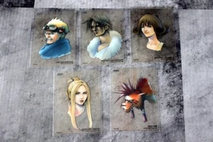 SET x5 Final Fantasy Art Museum Coca Cola Edition Card Japan Promo Red XIII Cid - Picture 1 of 2