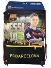 Messi Cinch Bag Sack Fc Barcelona Soccer Book  Backpack Authentic Official