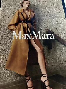 2024 Print Ad Of Supermodel Bibi Breslin For MaxMara. 8 X11 - Picture 1 of 5