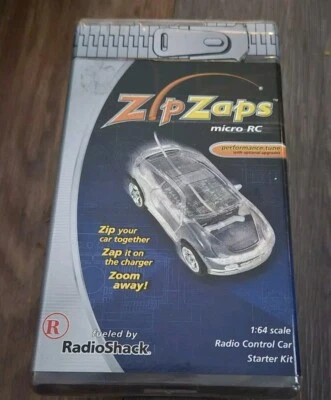Zip Zaps Micro RC Ford SVT Mustang Cobra Yellow Car 2002  - Image 1 of 3