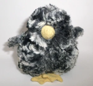 Douglas Cuddle Toy Baby Chick Black and White 4" Soft and Cute - Picture 1 of 5