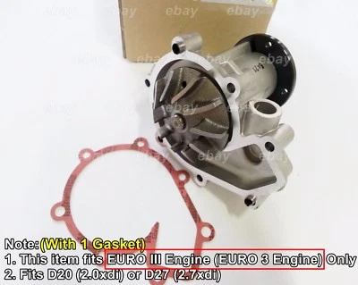 Carcasa de cojinete de bomba de agua OEM EU3 D27 Ssangyong Rodius/Stavic Rexton 6652000520 Foto 1 de 4