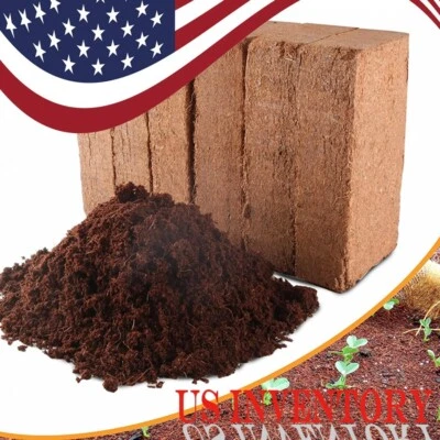 1 PIEZA Ladrillo de fibra de coco para plantas, enmienda de suelo baja en sal para mezcla de macetas Foto 1 de 4