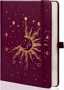 MGGAO Sun & Moon Journals for Women Men, A5 Hardcover Notebooks for Writing f... - Picture 1 of 1