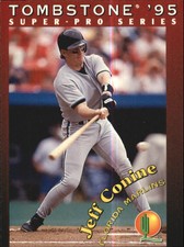 1995 Tombstone Pizza Atlanta Braves Baseball Card #5 Greg Maddux