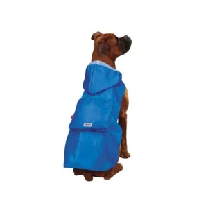 KONG Hooded Stowaway Jacket For Dogs In 2 Sizes ~ Blue - Picture 1 of 6