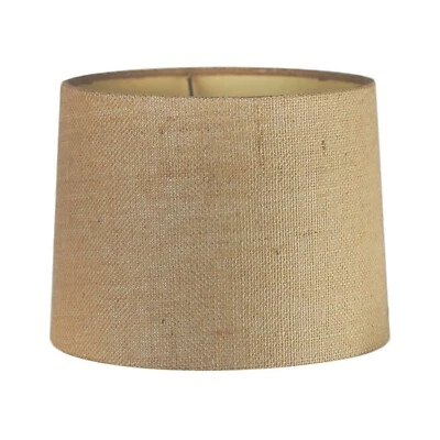 Natural Burlap SMALL Lampshade 9"x10"x7.5" for Small Lamp - Uno Fitter  - Image 1 of 4