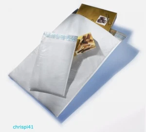 100 #2 8.5"x12" Poly High Quality Bubble Padded Mailers Bags ! - Picture 1 of 3
