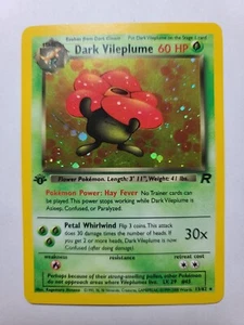 2000 Dark Vileplume Team Rocket 1st Edition 30/82 - Send Offers - Picture 1 of 4