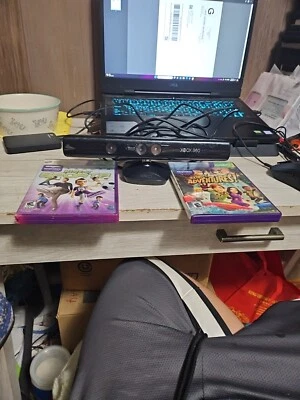 Microsoft Xbox 360 Kinect Camera Sensor w/ Kinect Sports And Kinect Adventures  - Image 1 of 4