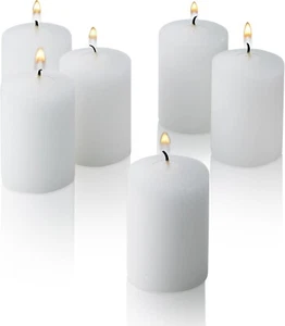 Light In The Dark White Votive Candles - Box of 36 Unscented Bulk Candles - 15 H - Picture 1 of 5