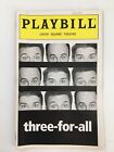 1997 Playbill Union Square Theatre Steven Baruch dans Tricicle's Three-For-All