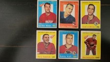 1959-60 Topps Hockey Complete Your Set  Pick Your Cards