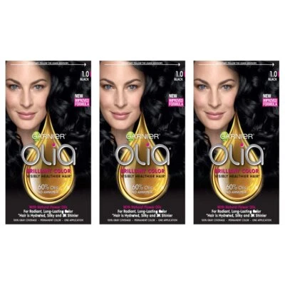 Color de cabello permanente con aceite Garnier Olia, 8,31 rubio dorado medio Foto 1 de 2